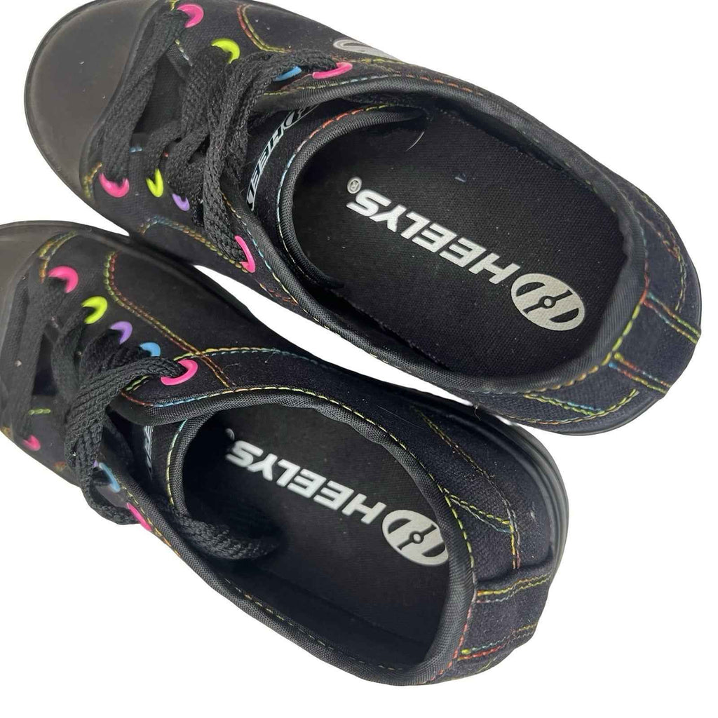 Heelys Classic X2 Shoes Black Rainbow Colours UK 13 Good Condition