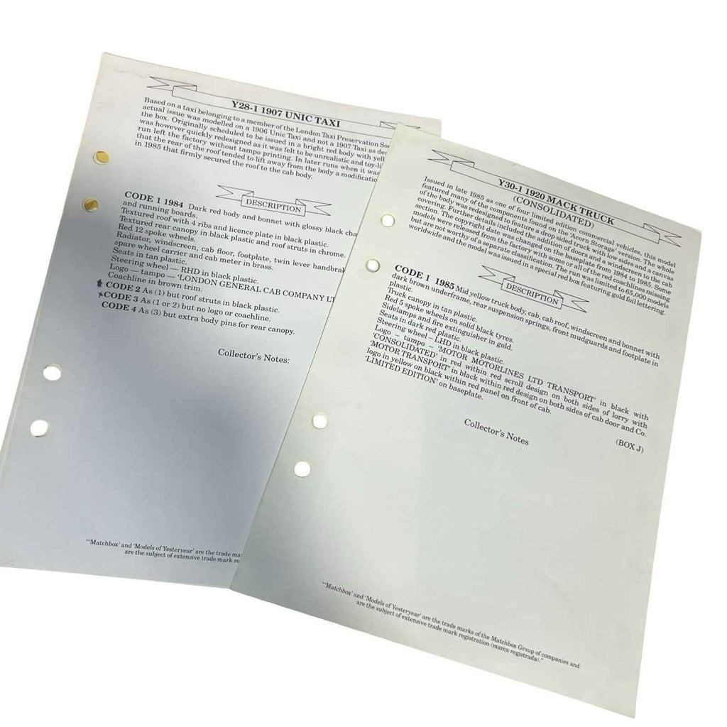 Matchbox International Collectors Association Magazines Vol 1-5 + Images