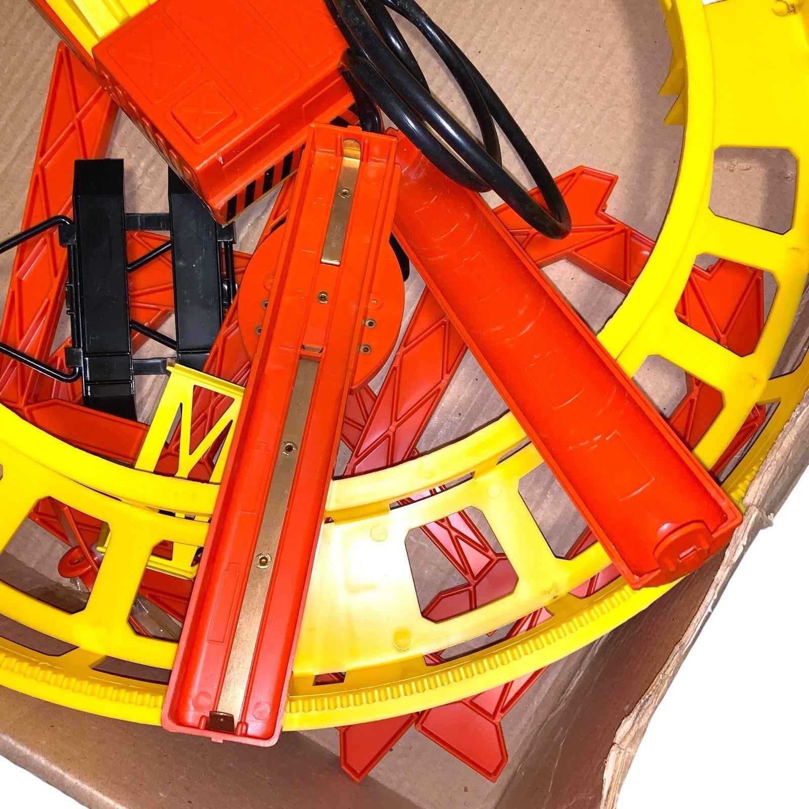 Vintage Portico Rico Electric Drive Gantry Crane Construction Toy Boxed - Rare