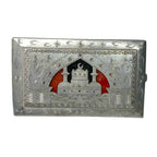 WW2 Trench Art Aluminium Cigarette Case Mosque & Ship Design North Africa