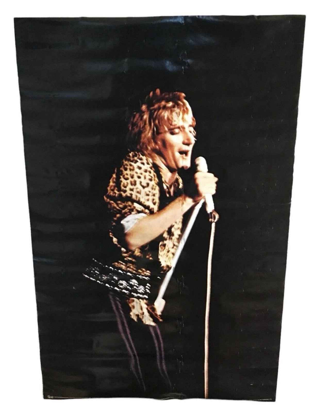 Vintage 1979 Rod Stewart Poster Pace Minerva No.47 Original Shrink Wrapped