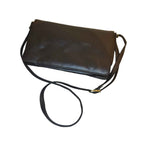 Carrie Brown Leather Clutch Crossbody Bag Ladies Handbag