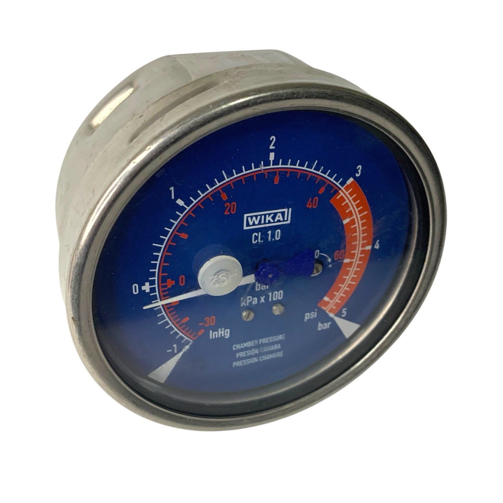 WIKA CL 1.0 Jacket Chamber Pressure Gauge 100mm Dial kPa x100 Industrial Working