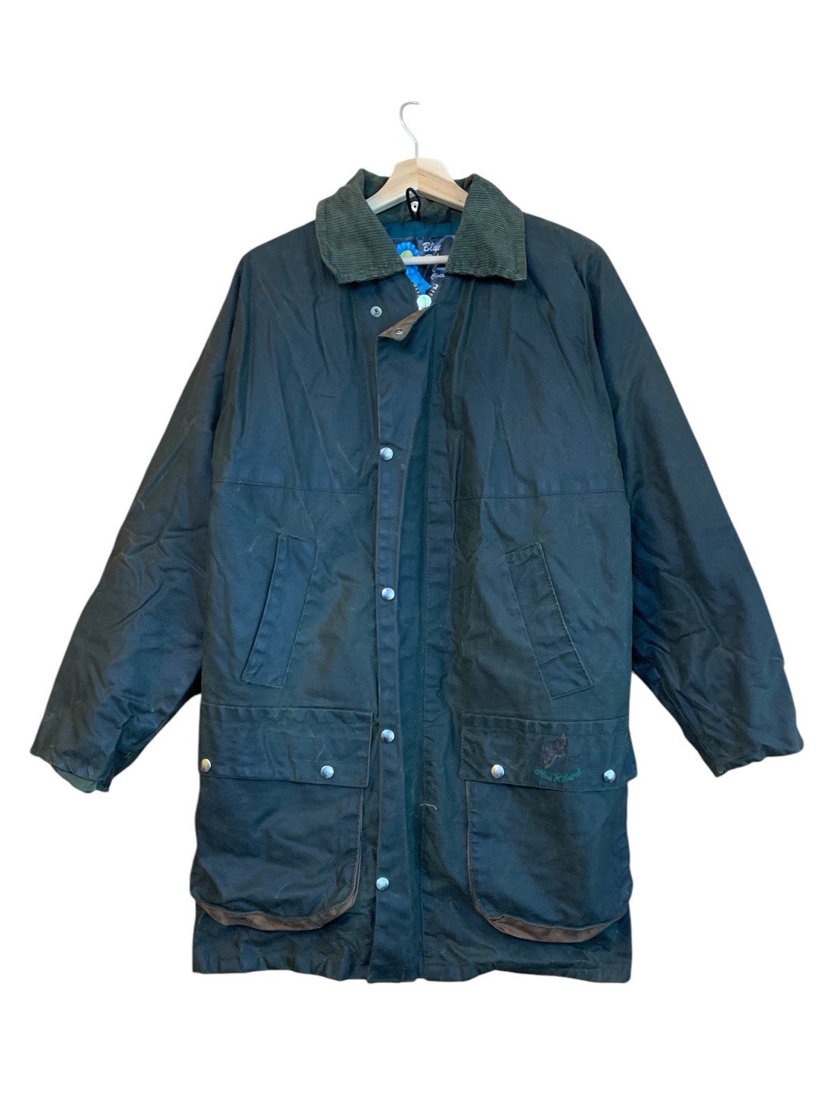 Blue Riband Country Clothing Vintage Green Wax Jacket Size XS