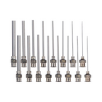 1.5" Blunt Stainless Steel Tip Syringe Needle Cap Oil Glue Ink Dispensing Liquid Glue Syringe Tips by TheVoyageBird