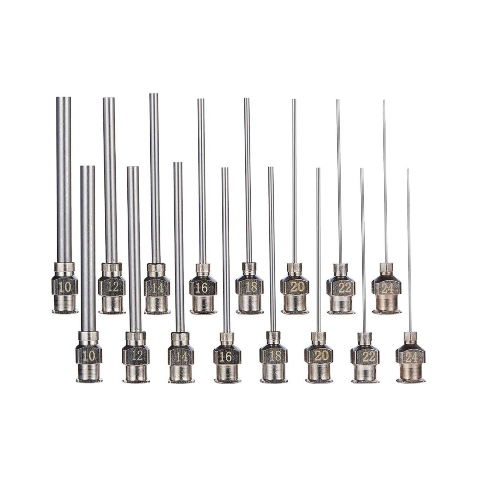 1.5" Blunt Stainless Steel Tip Syringe Needle Cap Oil Glue Ink Dispensing Liquid Glue Syringe Tips by TheVoyageBird