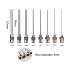 1.5" Blunt Stainless Steel Tip Syringe Needle Cap Oil Glue Ink Dispensing Liquid Glue Syringe Tips by TheVoyageBird