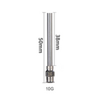 1.5" Blunt Stainless Steel Tip Syringe Needle Cap Oil Glue Ink Dispensing Liquid Glue Syringe Tips by TheVoyageBird
