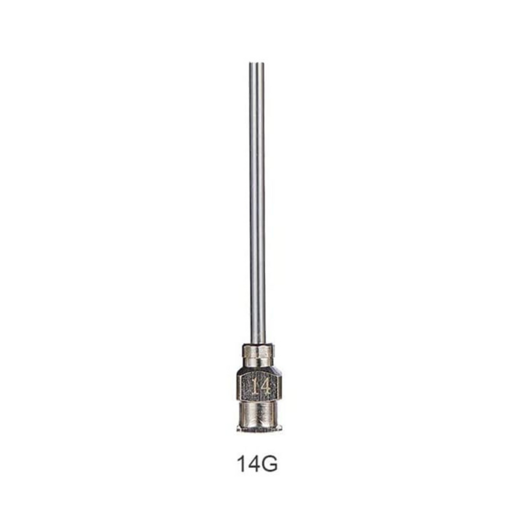 1.5" Blunt Stainless Steel Tip Syringe Needle Cap Oil Glue Ink Dispensing Liquid Glue Syringe Tips by TheVoyageBird