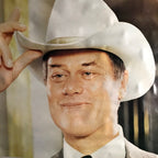 1980s Larry Hagman Poster Original by Pace Minerva - Cat No. 45 - 1980 RARE Celebrity Posters by TheVoyageBird