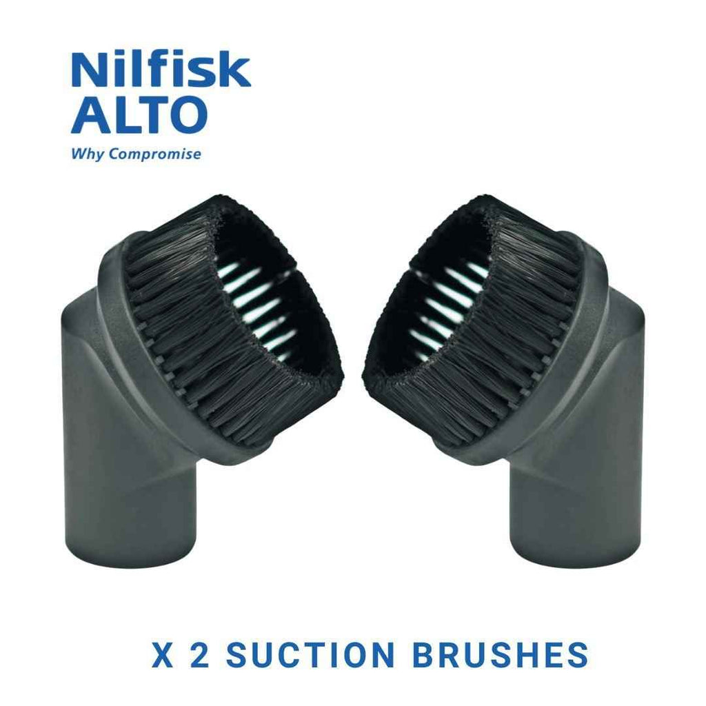 2X Genuine Nilfisk Vacuum Round Suction Brush Attachment Tool D36 302002509