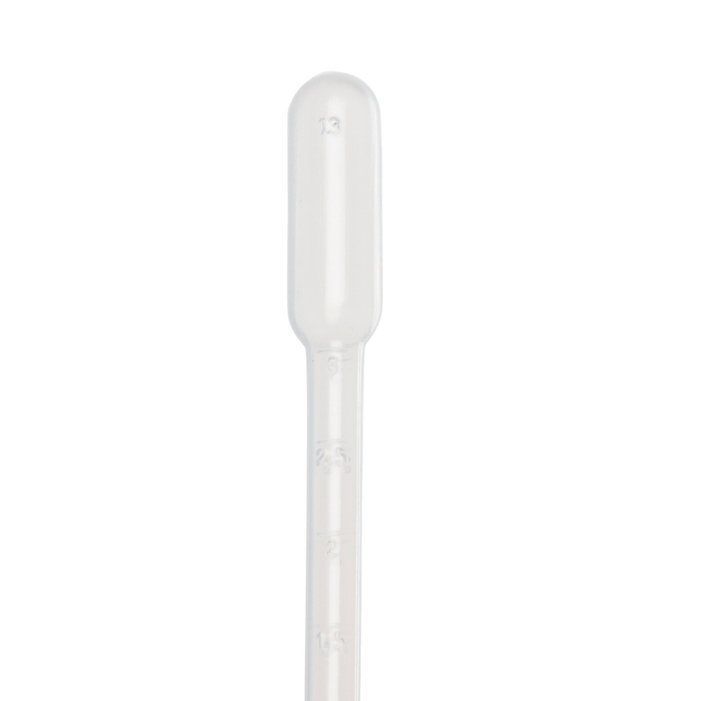 3ml Disposable Pasteur Pipettes (Graduated) Precise Liquid Transfer Dropper x 25 Pipettes by TheVoyageBird