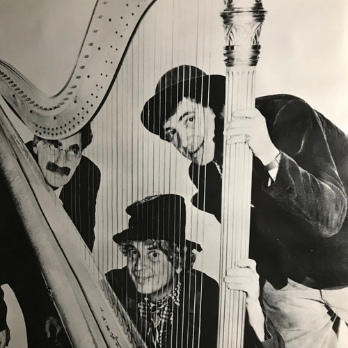 Vintage MARX BROTHERS Original 1980 Pace Minerva Poster Black & White Posters & Prints by TheVoyageBird