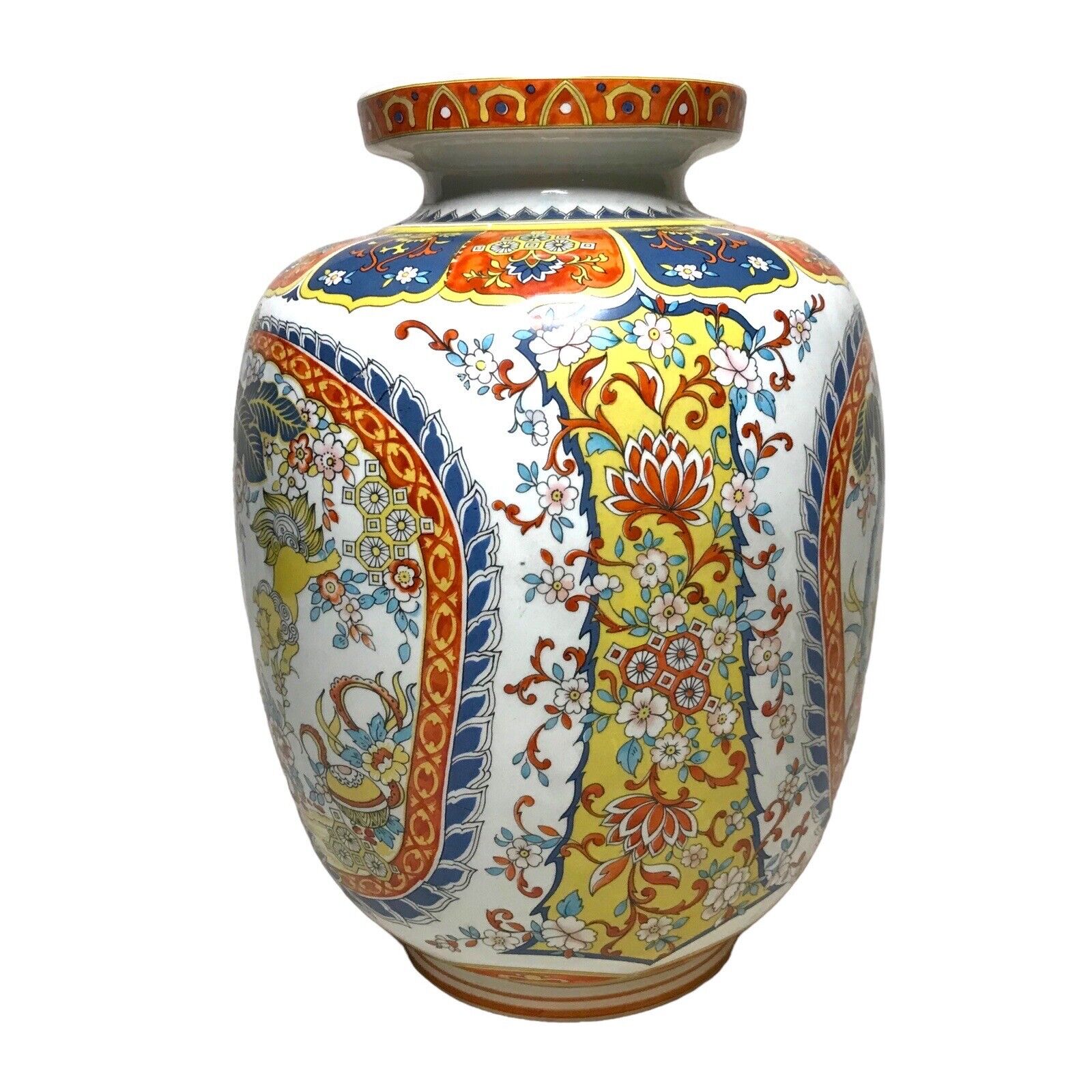 Artistic Ceramics Large Chinese Foo Dog Garden Porcelain Vase - Excellent Cond. Vases by TheVoyageBird