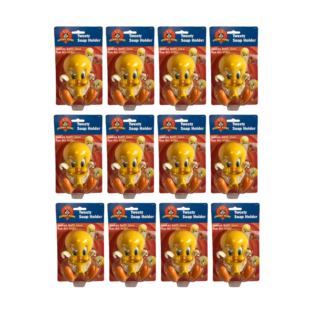 Bulk Wholesale Vintage Toys Looney Tunes Tweety Soap Holder x12 RARE Sealed 1998