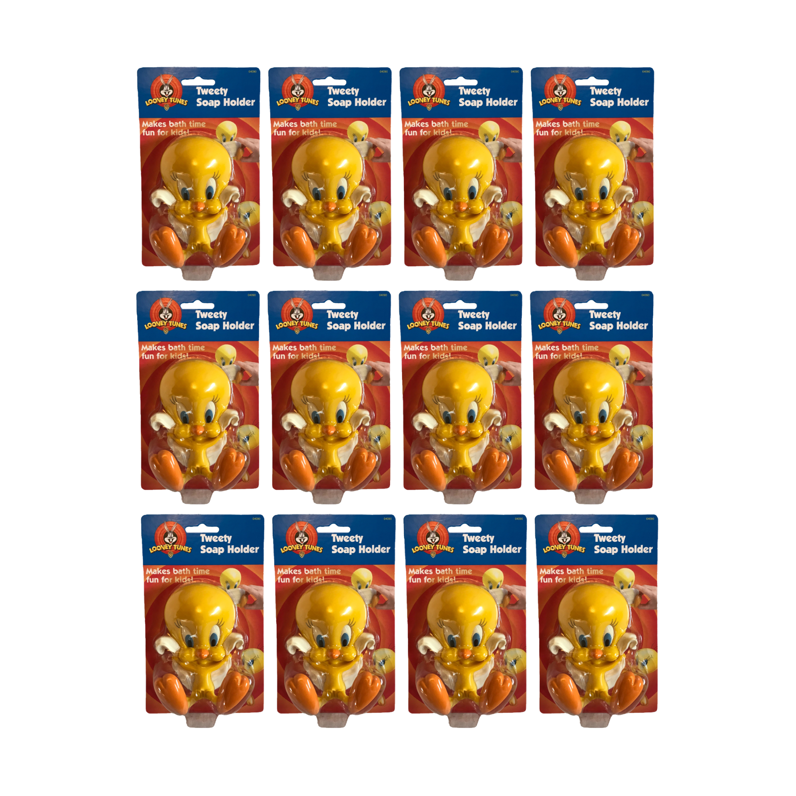 Bulk Wholesale Vintage Toys Looney Tunes Tweety Soap Holder x12 RARE Sealed 1998