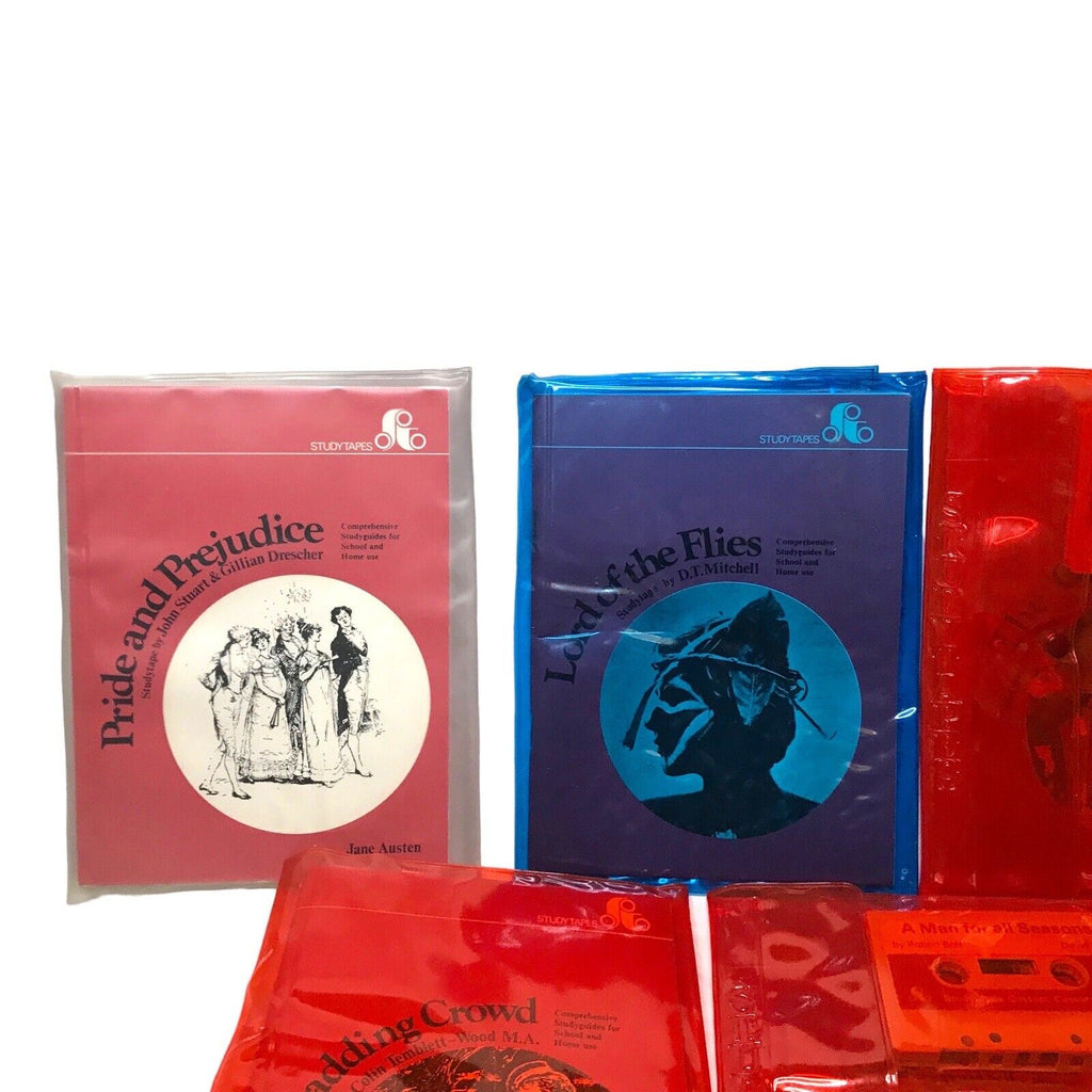 Bundle of 10 Study Tapes - Study Guides and Audio Cassettes for School & Home School Textbooks & Study Guides by TheVoyageBird