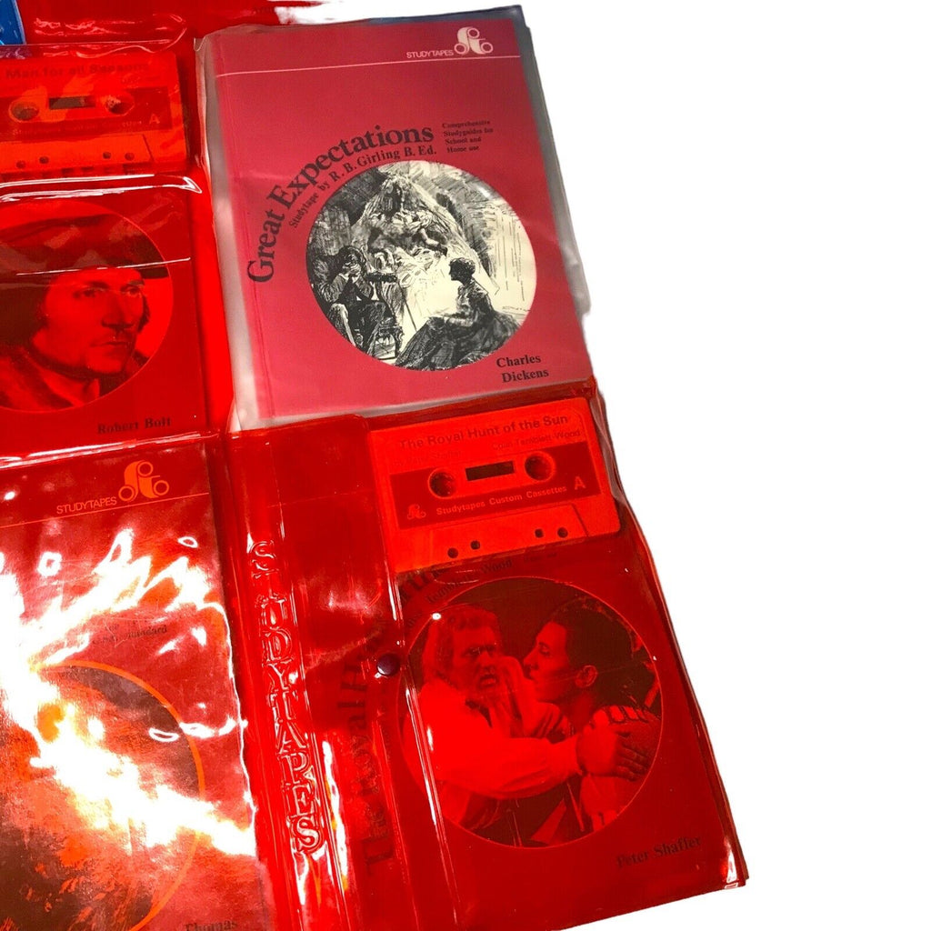 Bundle of 10 Study Tapes - Study Guides and Audio Cassettes for School & Home School Textbooks & Study Guides by TheVoyageBird