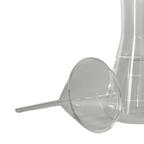 Glass Funnel, High Quality Borosilicate 3.3 Lab Glass | Short Stem | 100mm OD Funnels by TheVoyageBird