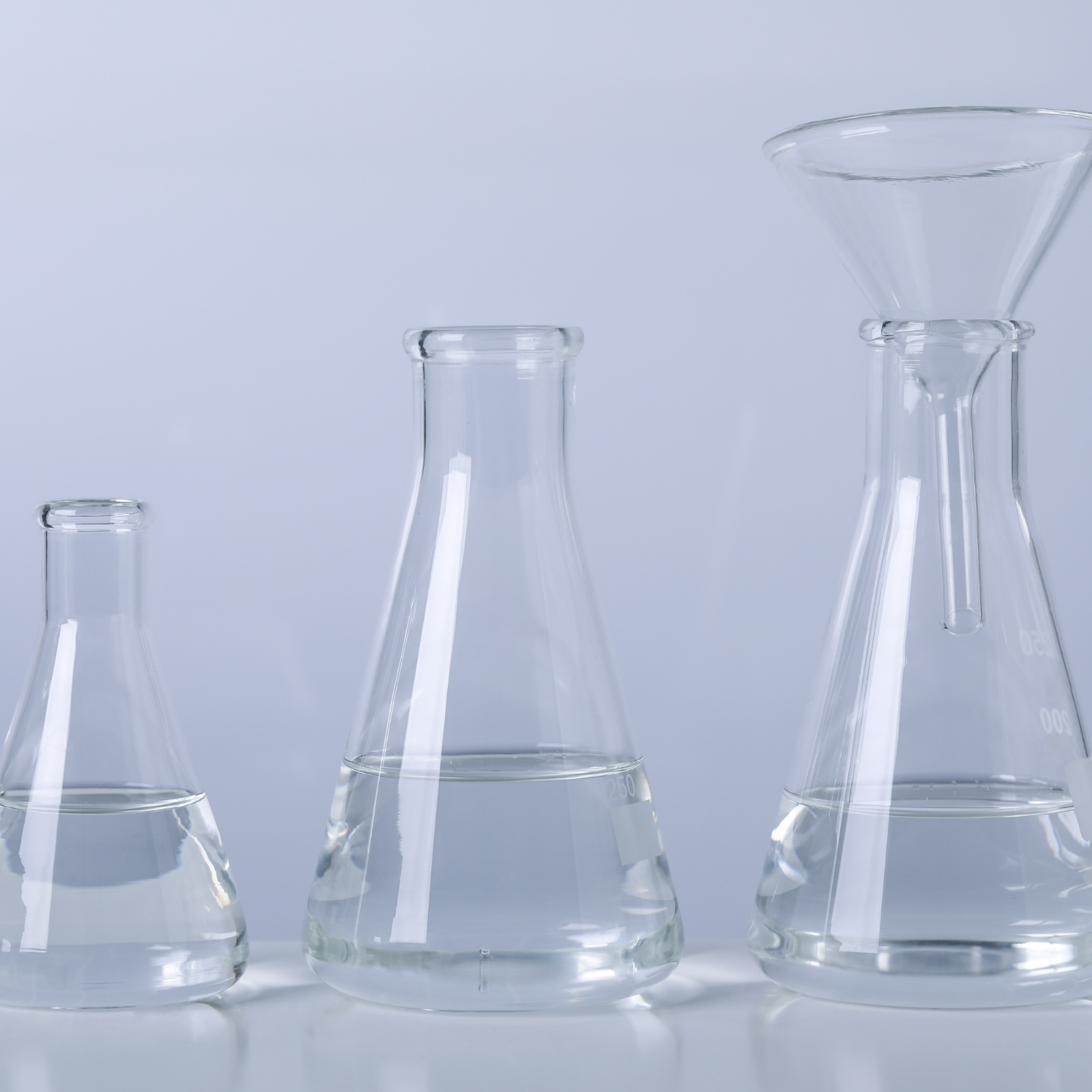 Glass Funnel, High Quality Borosilicate 3.3 Lab Glass | Short Stem | 100mm OD Funnels by TheVoyageBird