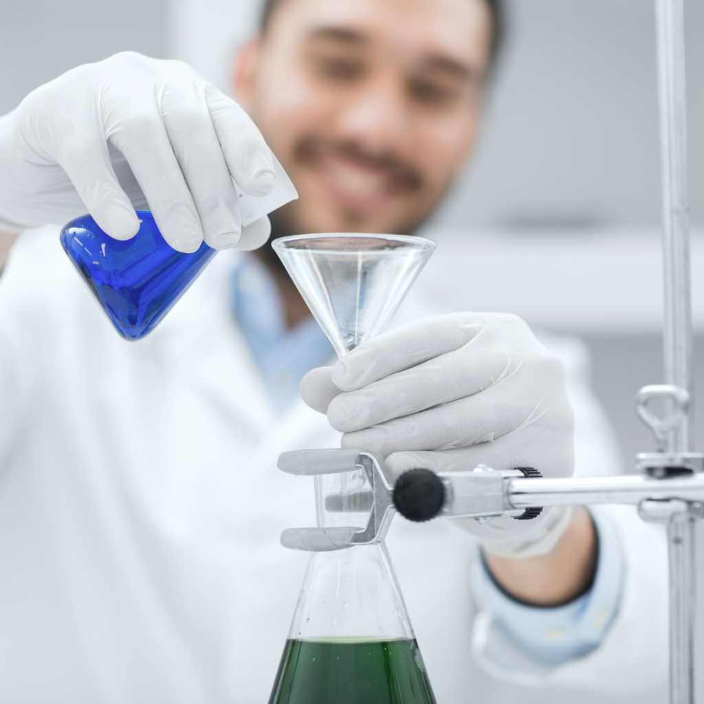 Glass Funnel, High Quality Borosilicate 3.3 Lab Glass | Short Stem | 100mm OD Funnels by TheVoyageBird