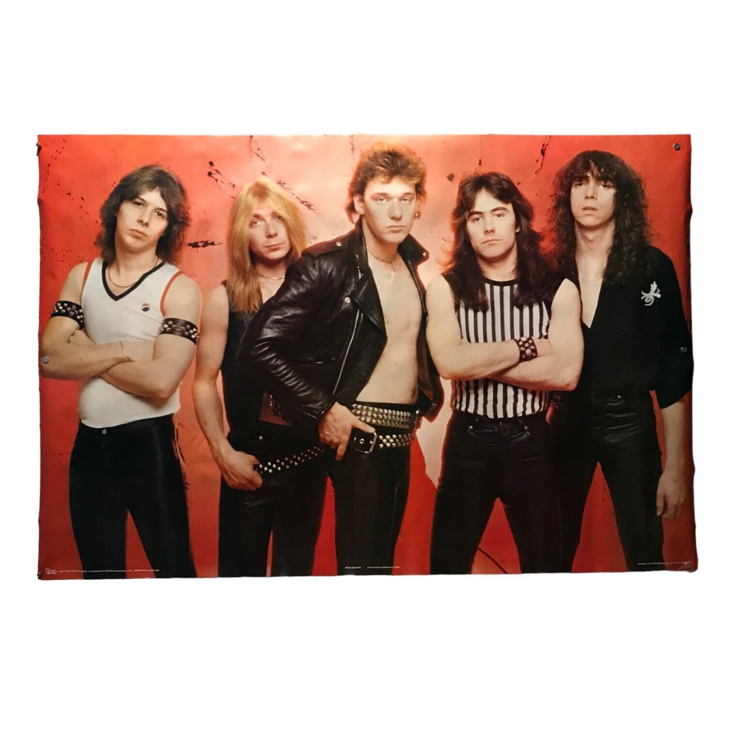 Iron Maiden Band Original Pace Minerva Poster - Rare 1980 Band Posters by TheVoyageBird