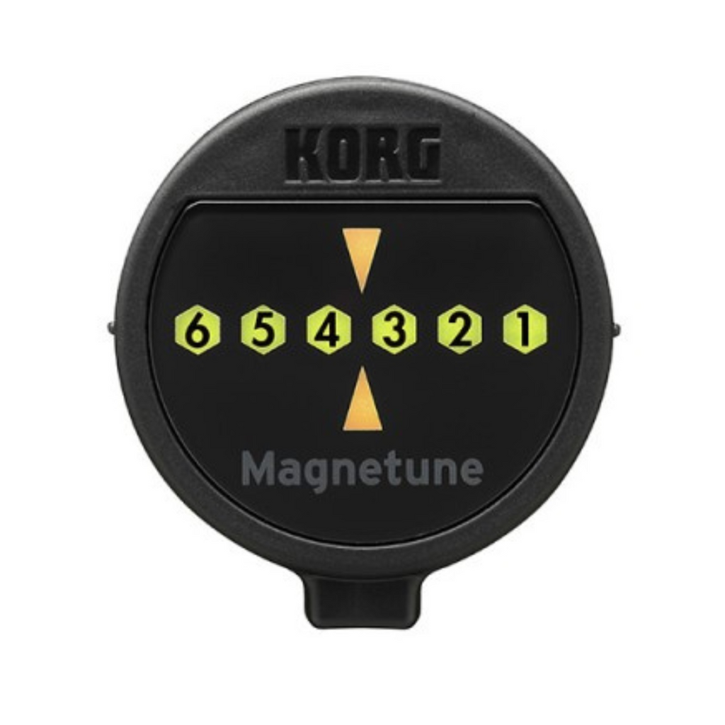 Korg MG-1 Magnetune Compact Guitar Tuner with 360° Rotating Magnet & LED Display Tuners by TheVoyageBird