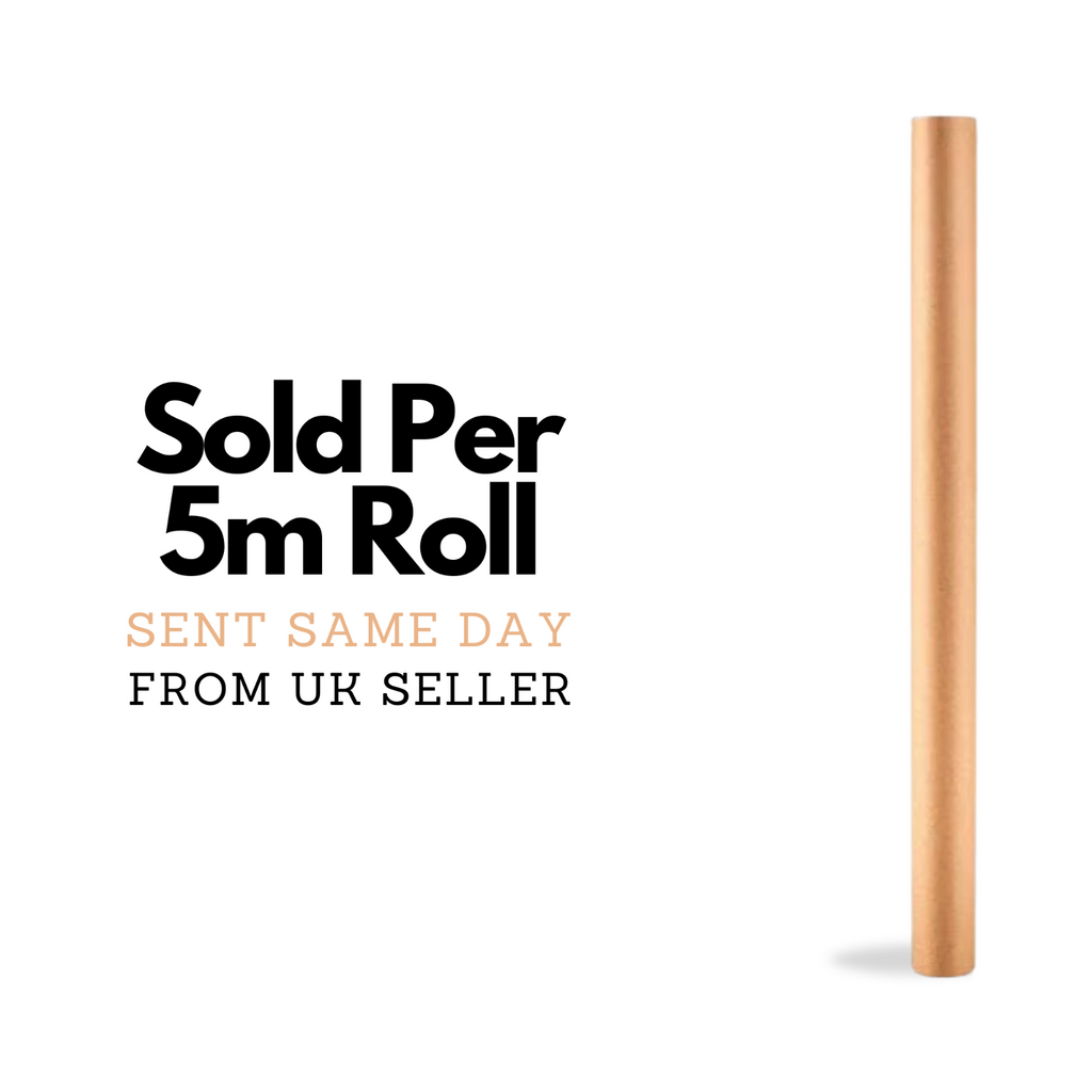 Kraft Eco Friendly Recyclable Wrapping Paper Rolls Brown Gift Wrap 5, 10, or 25m Wrapping Paper by TheVoyageBird