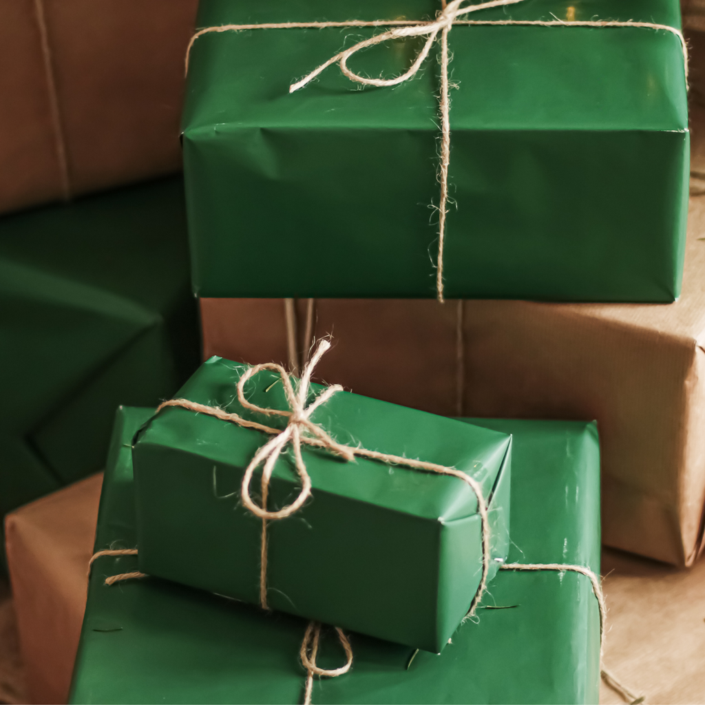 Kraft Eco Friendly Recyclable Wrapping Paper Rolls Green Gift Wrap 5, 10, or 25m Wrapping Paper by TheVoyageBird