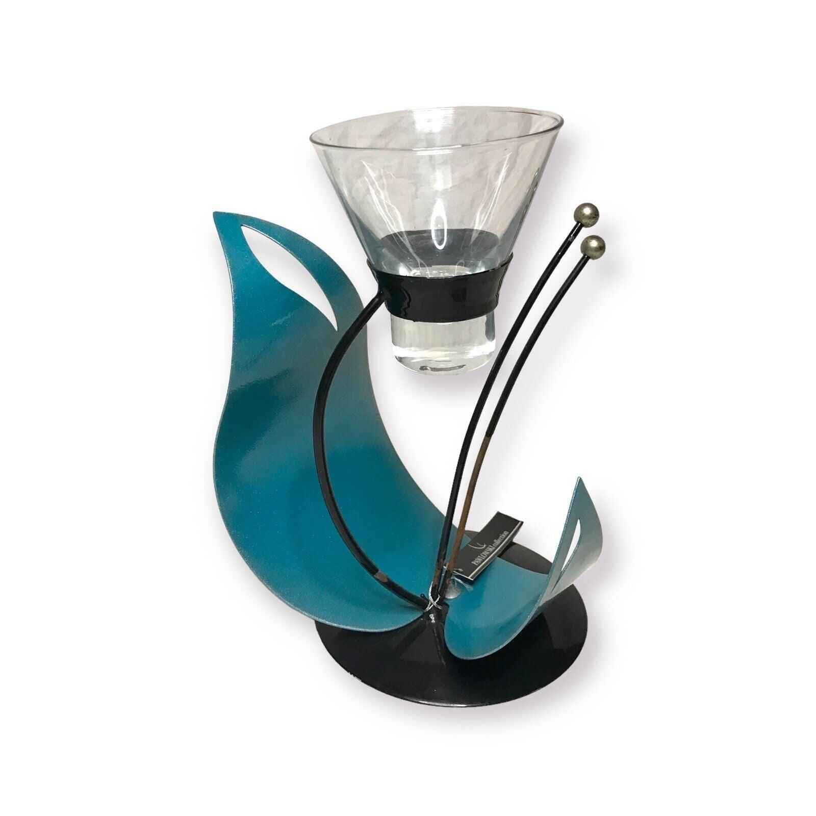 Lesser & Pavey Pawlowski Collection Tea Light Candle Holder Metal Abstract