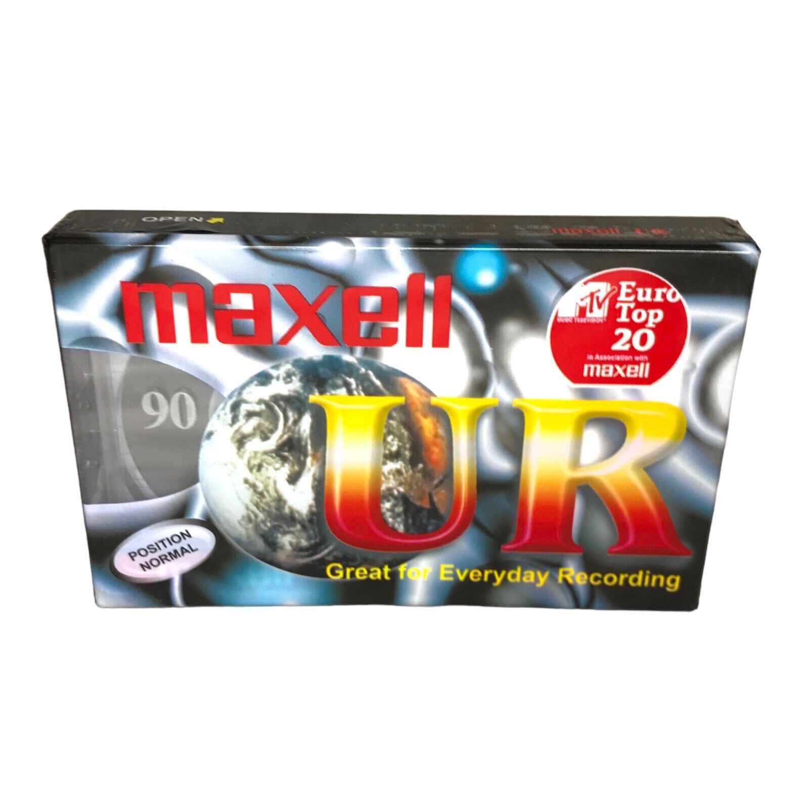 Maxell UR 90 Blank Cassette Tape - Clear Sound Recording - New Sealed