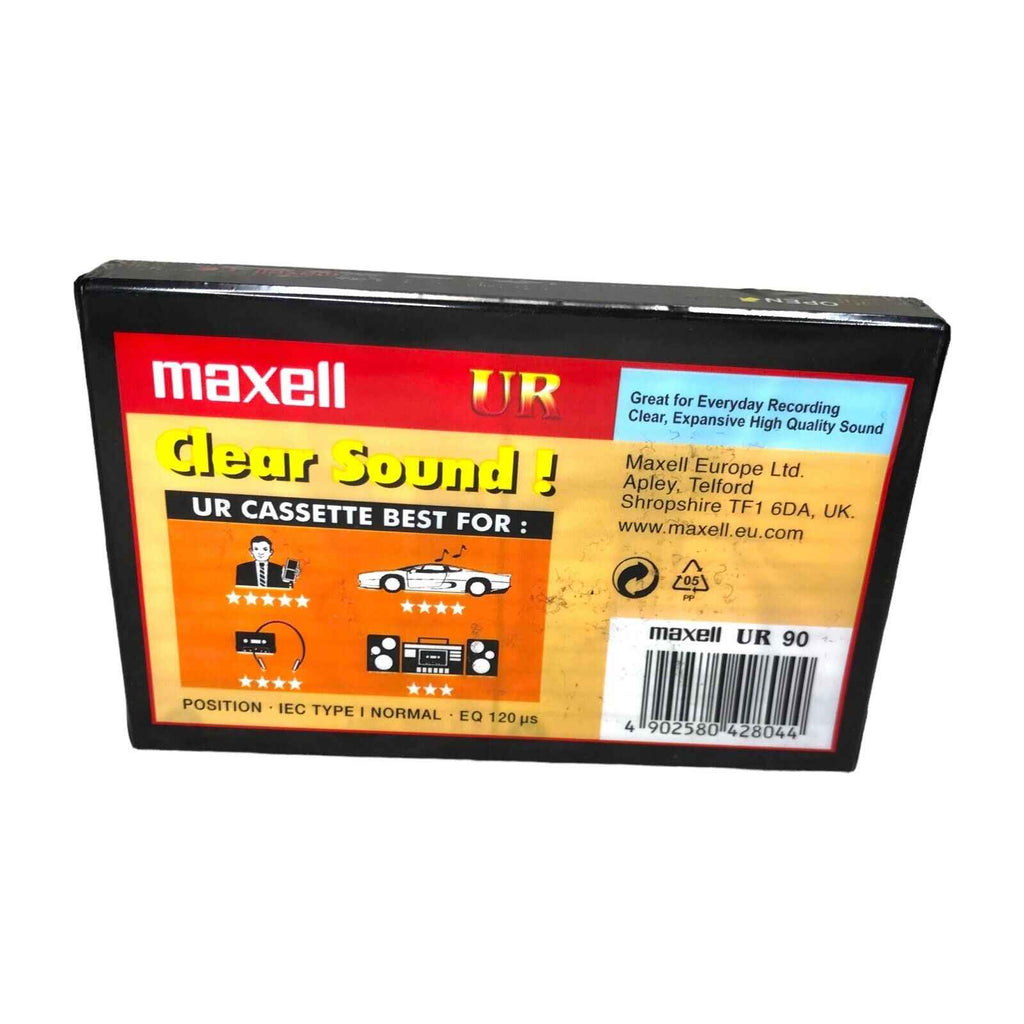 Maxell UR 90 Blank Cassette Tape - Clear Sound Recording - New Sealed