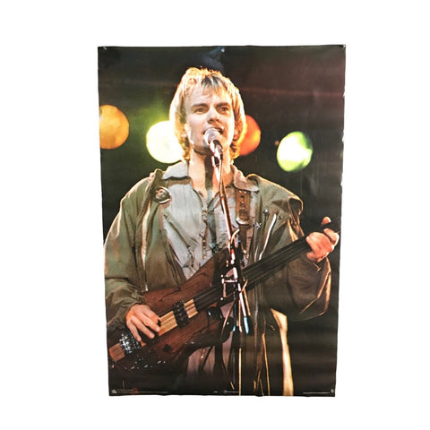 Original The Police 1979 Live Poster - Vintage Pace International Stage Artwork