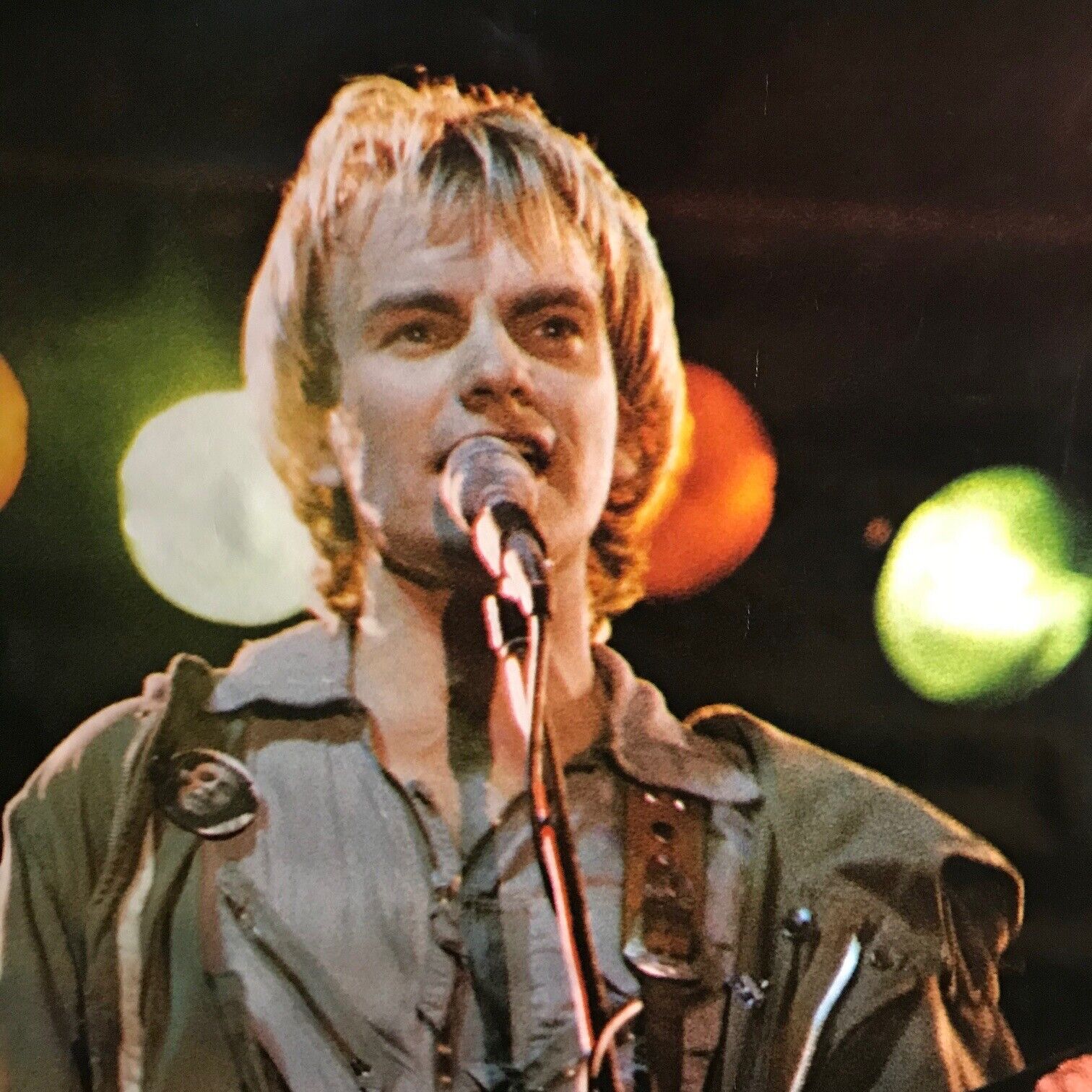 Original The Police Sting 1979 Live on Stage Poster - Pace International Vintage Band Posters by TheVoyageBird