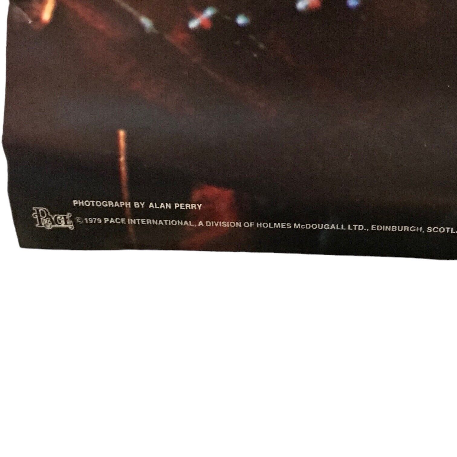 Original The Police Sting 1979 Live on Stage Poster - Pace International Vintage Band Posters by TheVoyageBird