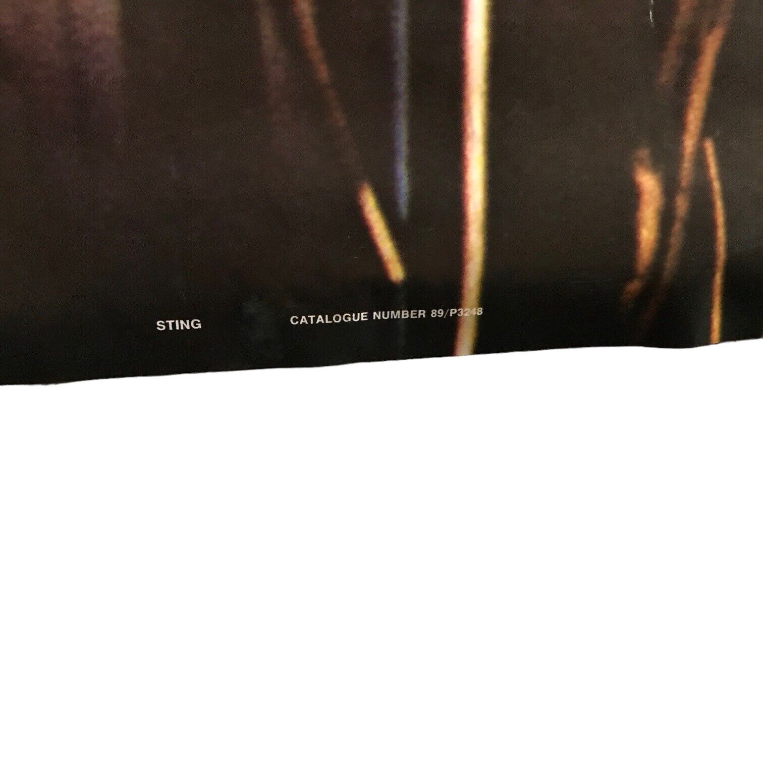 Original The Police Sting 1979 Live on Stage Poster - Pace International Vintage Band Posters by TheVoyageBird