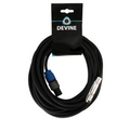PA Loud Speaker Lead Locking SPK to 6.35mm 1/4 Female Jack | Low Loss PRO HQ 10m Cables, Leads & Connectors by TheVoyageBird