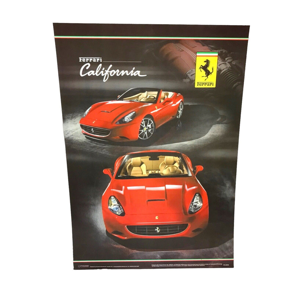 Rare Ferrari California Lenticular 3D Poster, Official Pyramid 2011 Out Of Print Automobilia by TheVoyageBird