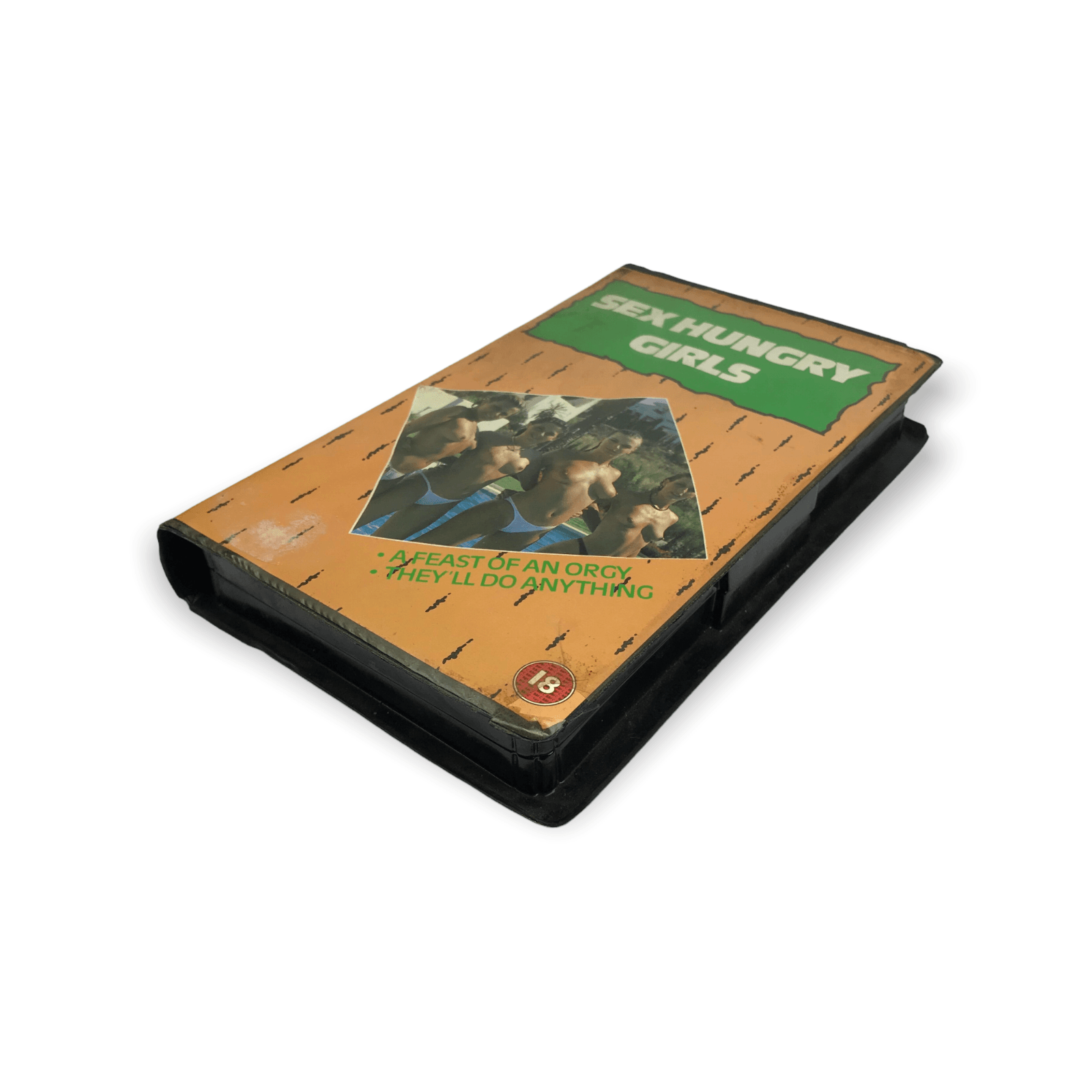 Rare! Sex Hungry Girls VHS Adult Movie - Vintage Classic Erotic Smut Ex Rental