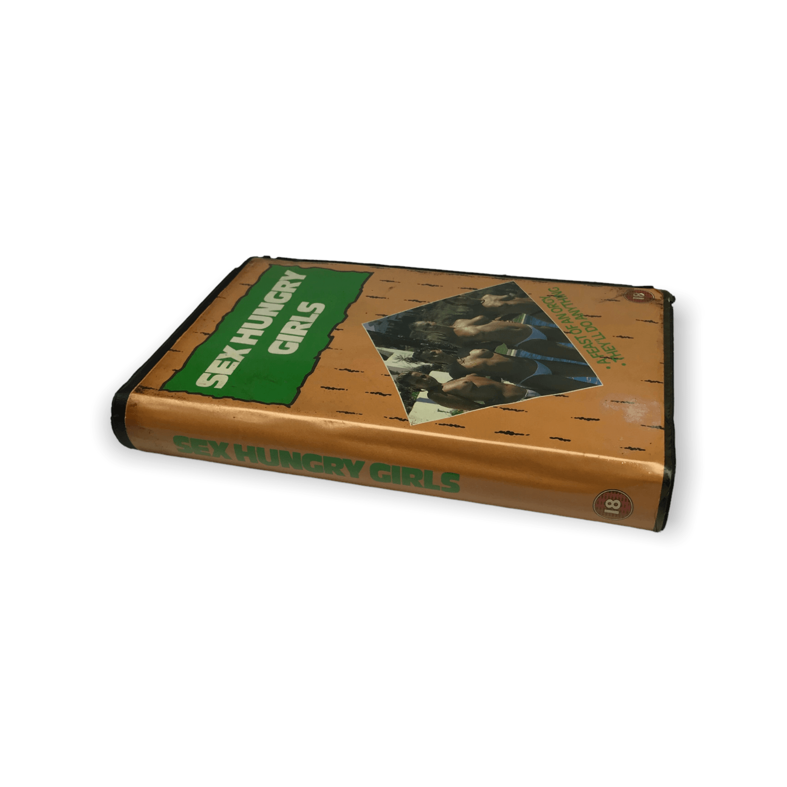 Rare! Sex Hungry Girls VHS Adult Movie - Vintage Classic Erotic Smut Ex Rental