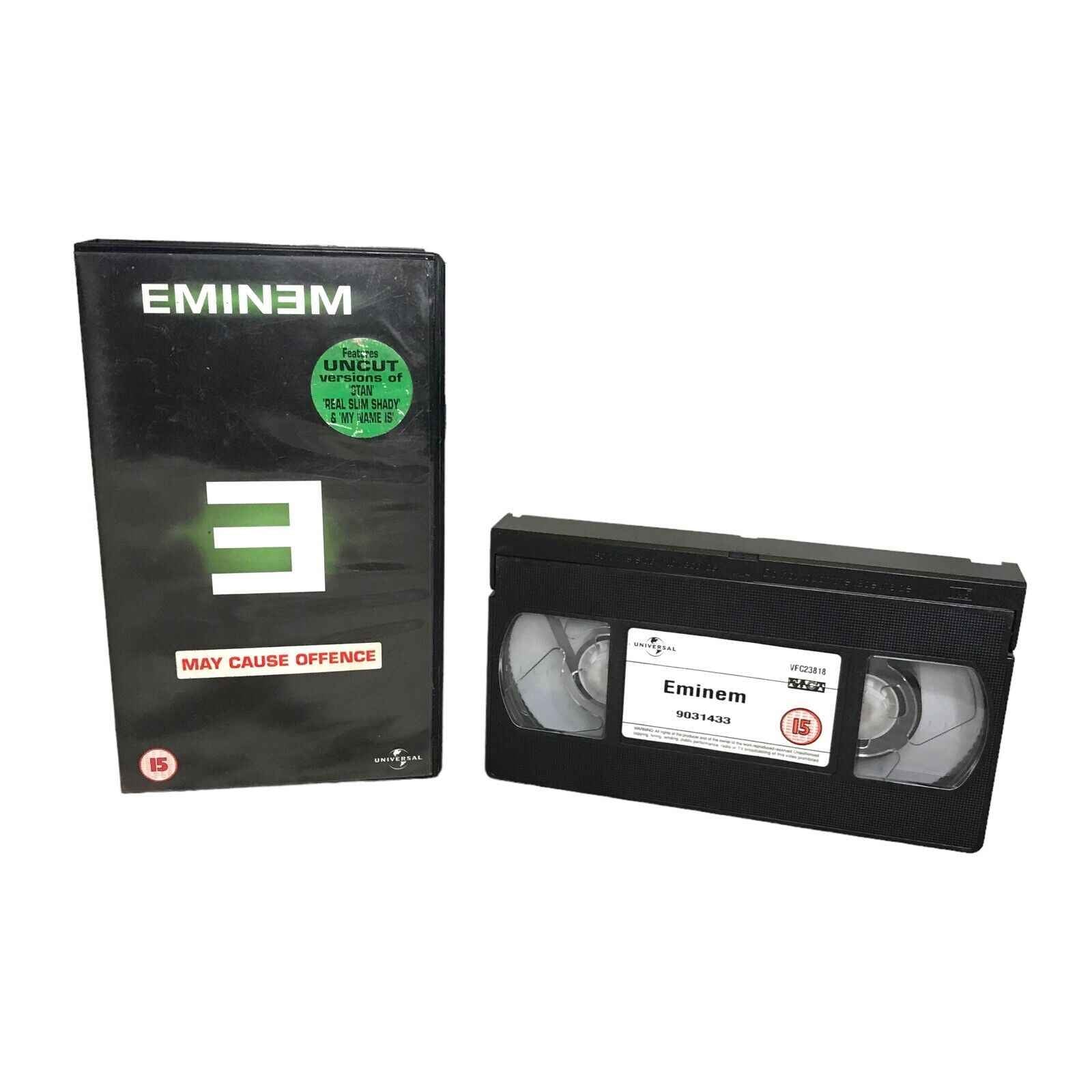 Retro EMINEM VHS Tape - Uncensored Stan & Slim Shady Tracks