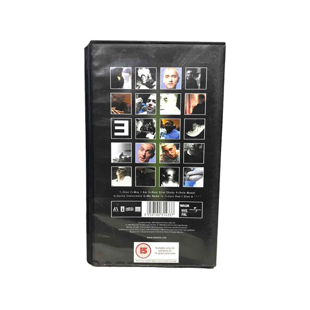 Retro EMINEM VHS Tape - Uncensored Stan & Slim Shady Tracks