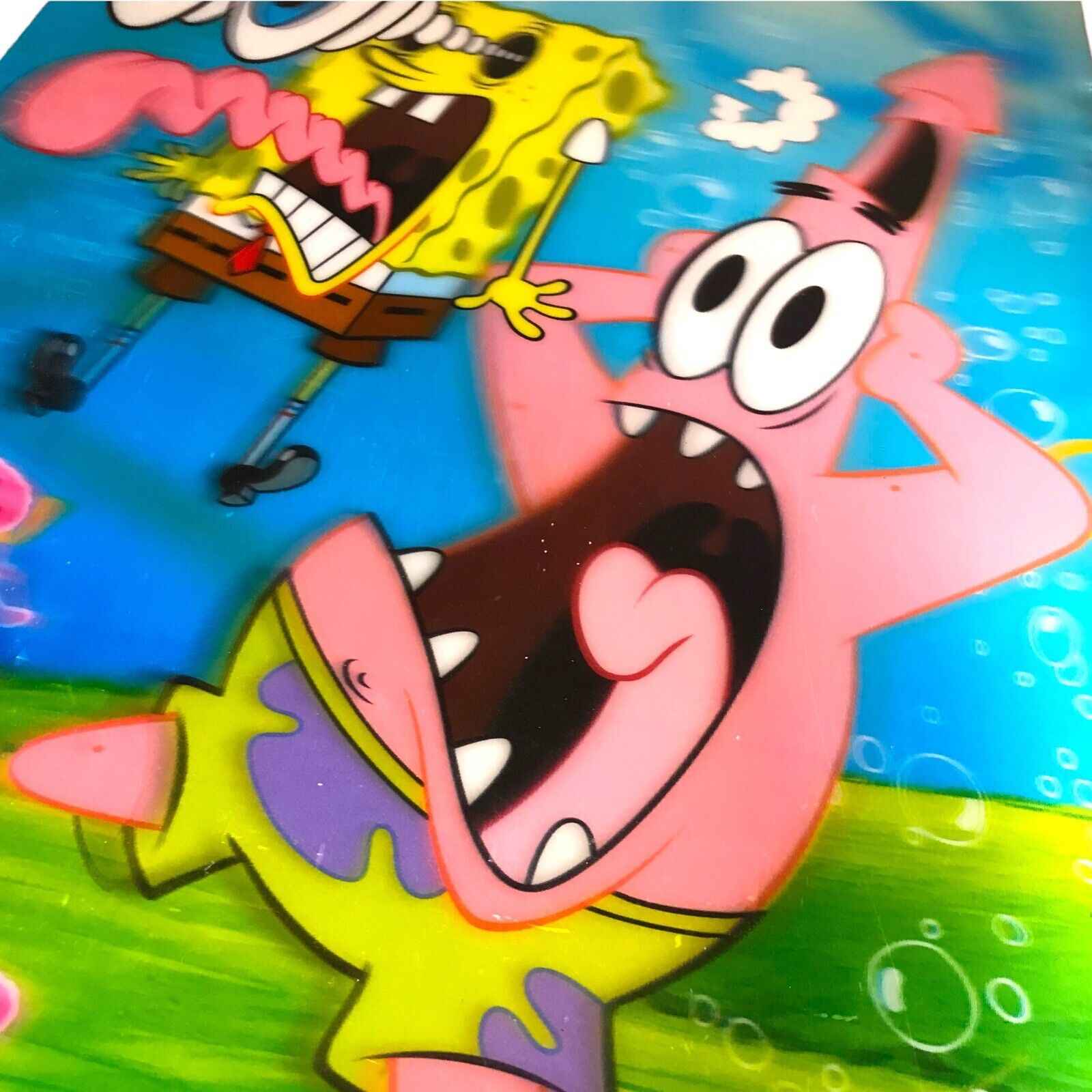 Spongebob SquarePants and Patrick Lenticular 3D Poster Bikini Bottom 67cm x 47cm