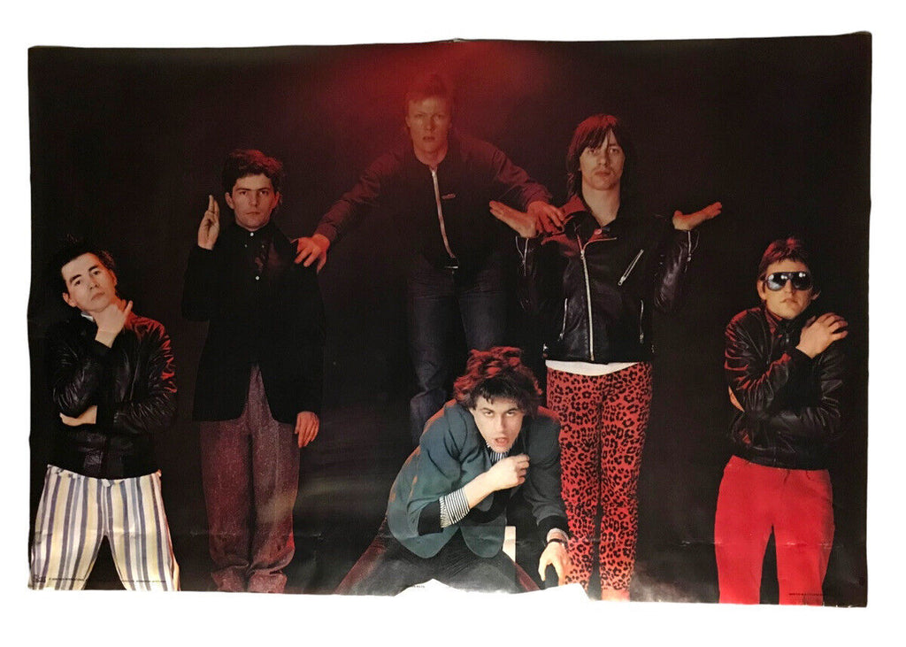 Vintage Boomtown Rats Poster ORIGINAL 1970s Pace International No. 35 Bob Geldof Posters by TheVoyageBird