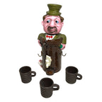 Vintage Character Pitcher Set w/ 3 Cups - Saki, Tea, Shots - Japanese Ceramics Decanters by TheVoyageBird