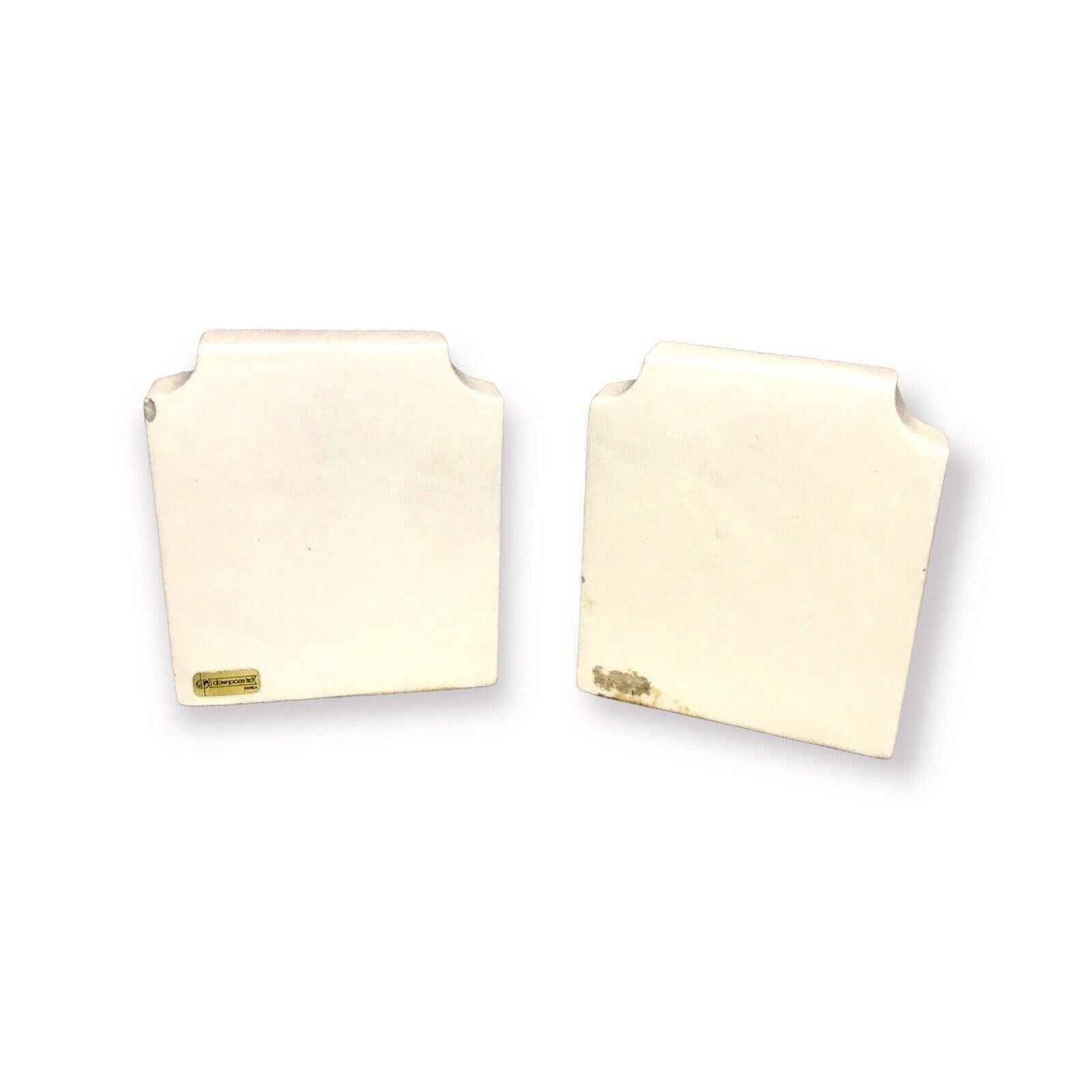 Vintage Garfield & Odie Ceramic Bookends Pair of Enesco Book Ends - Rare 1980s