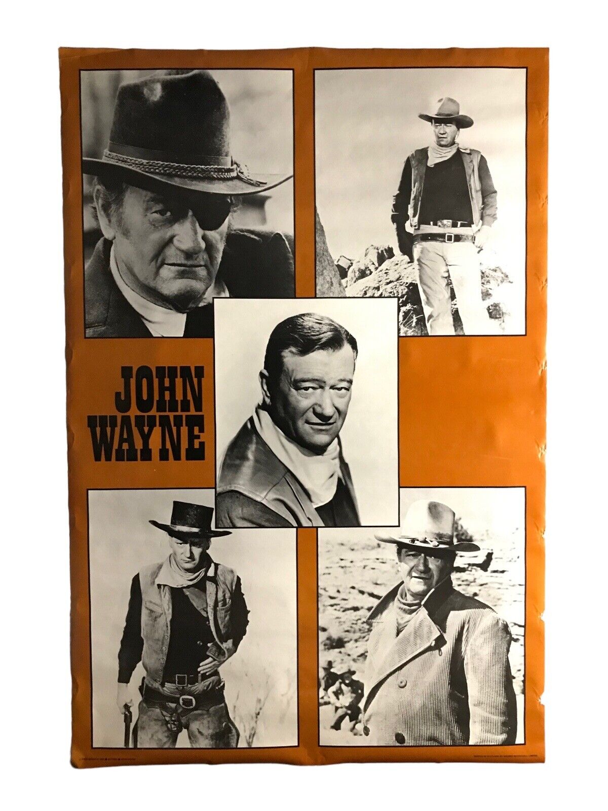 Vintage John Wayne Poster Original by Pace Minerva - Cat No. 80 - Super Rare! Other Film Memorabilia by TheVoyageBird
