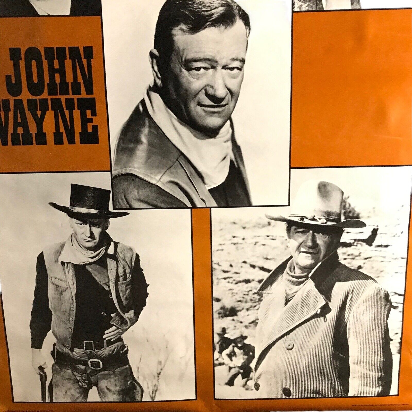 Vintage John Wayne Poster Original by Pace Minerva - Cat No. 80 - Super Rare! Other Film Memorabilia by TheVoyageBird
