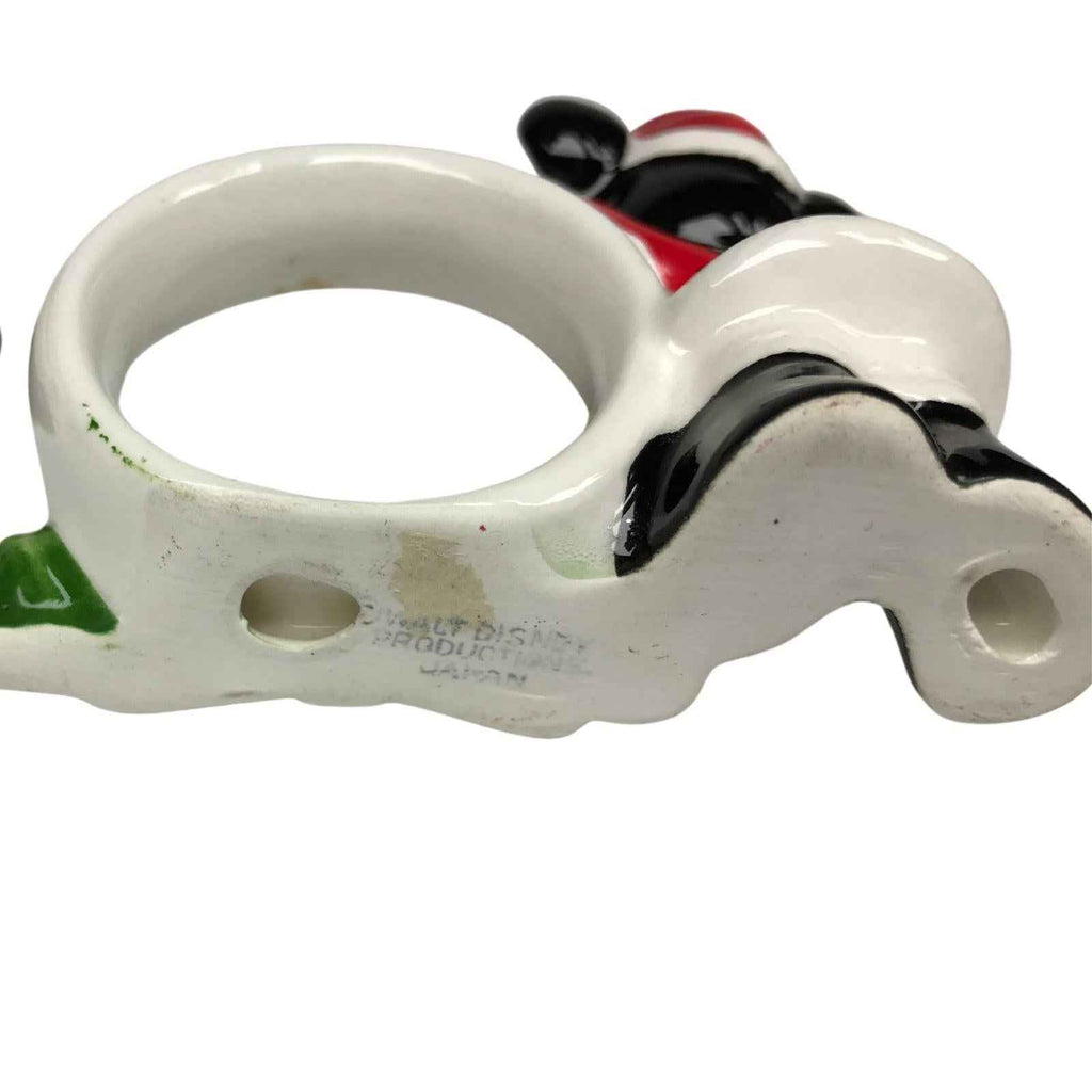 Vintage Walt Disney Christmas Xmas Napkin Rings Holders Mickey Mouse RARE Japan