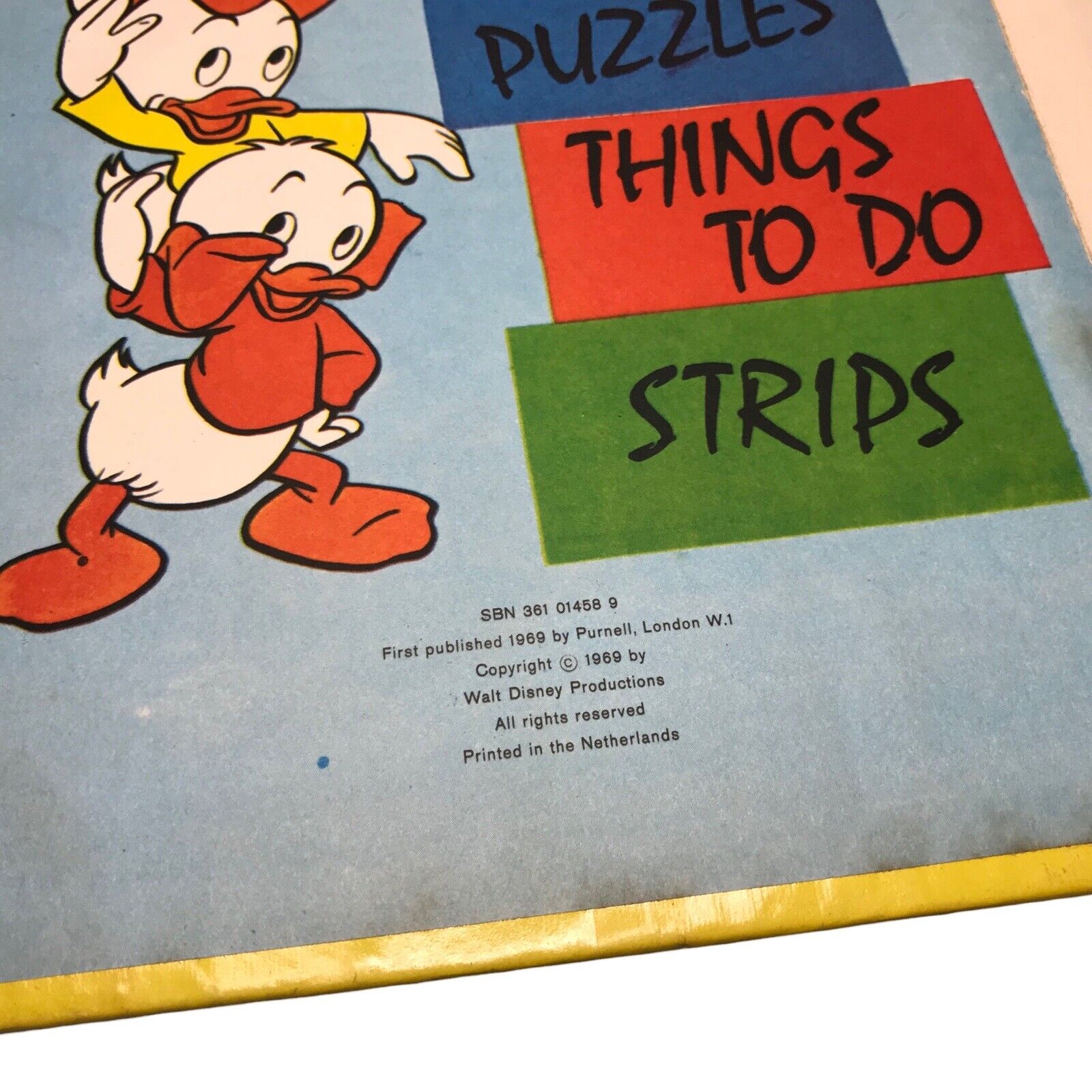 Vintage Walt Disney’s Story Land Hardcover Book - Stories Puzzles Strips 1969 Books by TheVoyageBird